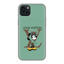 Чехлы Луи Витон для iPhone 14 Plus (AlphaPrint - LOUIS VUITTON) (Микки Маус LV)