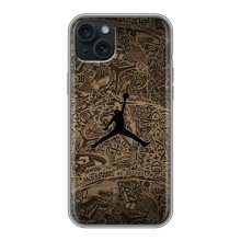 Чохли для iPhone 14 Plus - з картинкою JORDAN (AlphaPrint) (Logo Jordan)