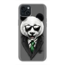 Чехлы с Пандами на iPhone 14 Plus – Панда в очках