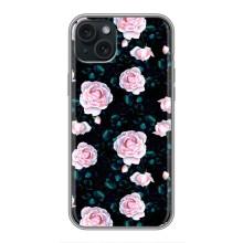 Чохли з принтом Троянд для iPhone 14 Plus – Чайні троянди