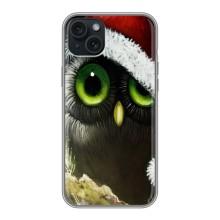 Чохли з принтом СОВИ для iPhone 14 Plus – Новорічна Сова