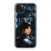 Чохол з картинкою Венсдей на iPhone 14 Plus – Вендсдей з ушками