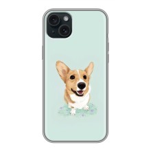 Чехлы с собаками для iPhone 14 Plus (VPrint) (Корги)