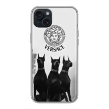 Чехлы VERSACE для Эппл 14 Плюс (PREMIUMPrint) – Доберман Версаче