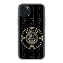 Чехлы VERSACE для Эппл 14 Плюс (PREMIUMPrint) – Лого Версаче