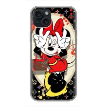 Чехол Disney Mouse iPhone 14 Plus (PREMIUMPrint) (Минни peace)