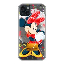 Чехол Disney Mouse iPhone 14 Plus (PREMIUMPrint) (Minni с бантиком)