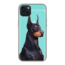 Чехол ДОБЕРМАН для iPhone 14 Plus – Король доберман