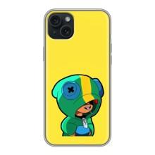 Чохол Бравл Старс для iPhone 14 Plus – Леон (LEON)