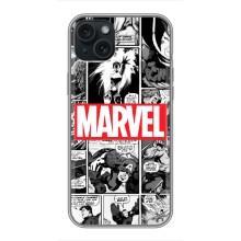 Силіконовий Чохол для iPhone 14 Plus – Комікс Марвел