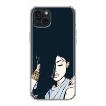 Чехол с печатью для iPhone 14 Plus - (Мода) (AlphaPrint) – Красивая девочка