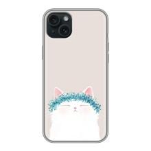 Чохол на тематику: Коти для iPhone 14 Plus – Білий котик