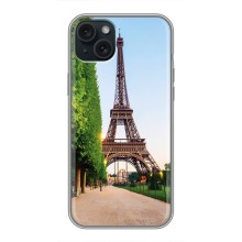 Чохол Ейфелева Вежа iPhone 14 Plus - (AlphaPrint) (Дорога до Парижу)