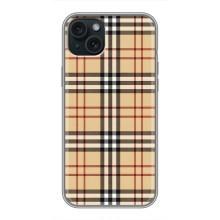 Чохол з Брендами одягу на Айфон 14 Плюс – Burberry стиль
