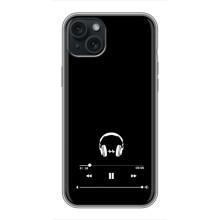 Чохол з картинками на чорному фоні для iPhone 14 Plus – Плеєр