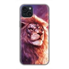 Чехол с картинкой на iPhone 14 Plus – Красочный ЛЕВ