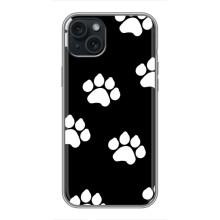 Бампер для iPhone 14 Plus с картинкой "Песики" – Следы собак