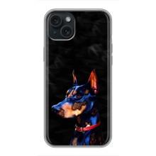 Бампер для iPhone 14 Plus с картинкой "Песики" – Собака Мопс