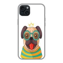 Бампер для iPhone 14 Plus с картинкой "Песики" – Собака Король