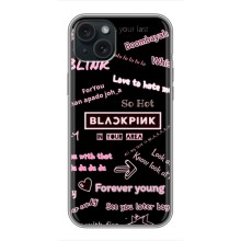 Чехол с музыкальной группой для iPhone 14 Plus (BLACKPINK)