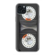 Чохол з Прикольним Принтом на iPhone 14 Plus – Касета магнітофону