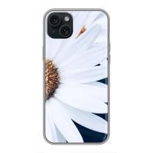 Чохол з ромашками на iPhone 14 Plus – Пів ромашки