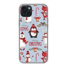 Чехол Санта Клаус для iPhone 14 Plus – Рождественский