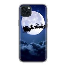 Чехол Санта Клаус для iPhone 14 Plus – Санта - луна