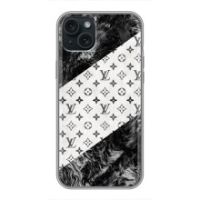 Чехол Стиль Louis Vuitton на iPhone 14 Plus (LV на белом)