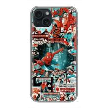 Чехол Супергерой Человека Паука на iPhone 14 Plus – Комиксы Человек Паук