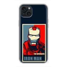 Чохол Супергерой Залізна Людина на iPhone 14 Plus – Art Iron man
