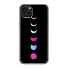 Чохол (ТПУ) з планетами на iPhone 14 Plus – Повнолуння