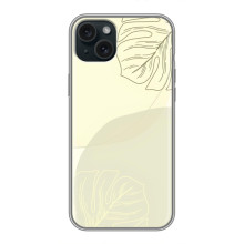 Чехол цветочный дизайн для iPhone 14 Plus – Зелёный фон