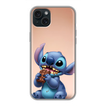 Чехол с рисунком Стич для iPhone 14 Plus – Стич с шоколадом