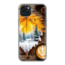 Чехол с уникальным дизайном «Осень с кофе» для iPhone 14 Plus – Осенне-зимнее кофе