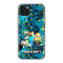Чехлы для iPhone 14 Plus (Персонажи Майн Крафт) – Майнкрафт