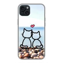 Силиконовые Чехлы Любимому человеку для iPhone 14 Plus – Котейки
