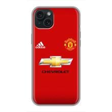 Силиконовые Чехлы принт Футбол на iPhone 14 Plus – Man United