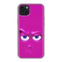 Чохли (ТПУ) (смішні стікери) для iPhone 14 Plus – Хитра мордочка