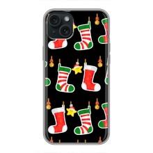Силиконовый бампер на рождество для iPhone 14 Plus – Рождественские подарки