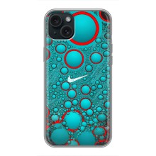 Силиконовый Чехол на iPhone 14 Plus с картинкой Nike – Найк зеленый