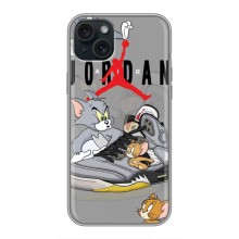 Силиконовый Чехол Nike Air Jordan на Айфон 14 Плюс – Air Jordan