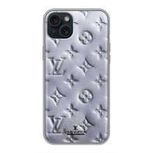 Текстурний Чохол Louis Vuitton для Айфон 14 Плюс (Білий ЛВ)