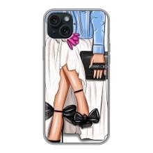 Силиконовый Чехол на iPhone 14 Plus с картинкой Стильных Девушек – Мода