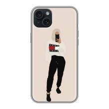 Силиконовый Чехол на iPhone 14 Plus с картинкой Стильных Девушек – Стильная