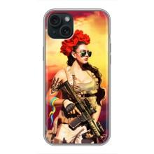 ЗСУ Чехлы (TPU) для iPhone 14 Plus – Женщина солдат