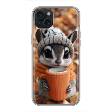 Друкований чохол 'Звірята з кавою' для iPhone 14 Plus