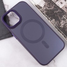 Чохол TPU+Glass Sapphire Midnight Open Camera with MagSafe для Apple iPhone 15 Plus (6.7") – undefined