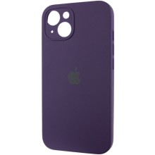 Чехол Silicone Case Full Camera Protective (AA) для Apple iPhone 15 Plus (6.7") – Фиолетовый