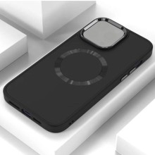TPU чохол Bonbon Metal Style with MagSafe для Apple iPhone 15 Plus (6.7") – Чорний
